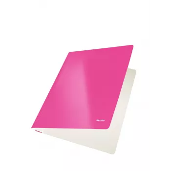 Leitz carpeta plana de cartón WOW A4, A4, cartón, metalizado, rosa, 250 hojas, 240 mm, 3 mm