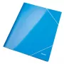 Leitz carpeta de 3 solapas WOW cartón/POB A4, A4, polipropileno (PP), azul, 250 hojas, 80 g/m², papel