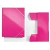 Leitz carpeta de 3 solapas WOW cartón/POB A4, A4, polipropileno (PP), rosa, 250 hojas, 80 g/m², papel