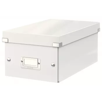 Leitz Click & Store WOW caja de almacenamiento de DVD, blanca, cartón, 206 mm, 325 mm, 147 mm, 570 g