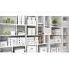 Leitz Click & Store WOW caja de almacenamiento de DVD, blanca, cartón, 206 mm, 325 mm, 147 mm, 570 g