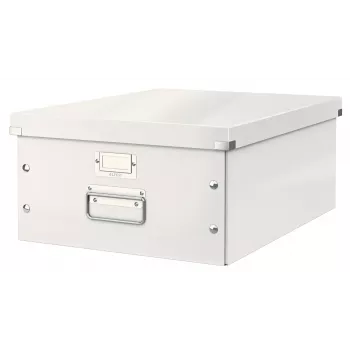 Leitz Click & Store WOW caja de almacenamiento grande, blanca, cartón, 369 mm, 482 mm, 200 mm, 1,28 kg