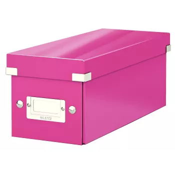 Leitz Click & Store WOW caja de almacenamiento para CD, rosa, cartón, 143 mm, 352 mm, 136 mm, 440 g