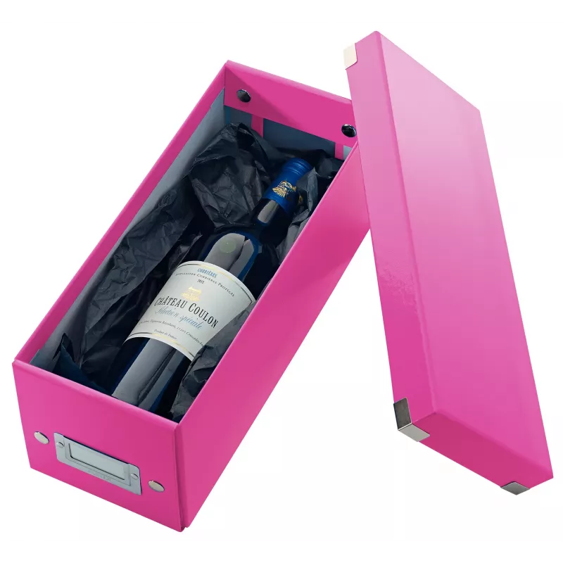 Leitz Click & Store WOW caja de almacenamiento para CD, rosa, cartón, 143 mm, 352 mm, 136 mm, 440 g