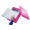 Leitz Click & Store WOW caja de almacenamiento mediana, rosa, cartón, 16,7 L, 281 mm, 200 mm, 265 x 335 x 188 mm