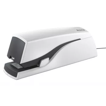 Leitz grapadora eléctrica 5533 NeXXt clinch plano 20 hojas, 20 hojas, 2 cm, plástico, metalizado, blanco, 510 g