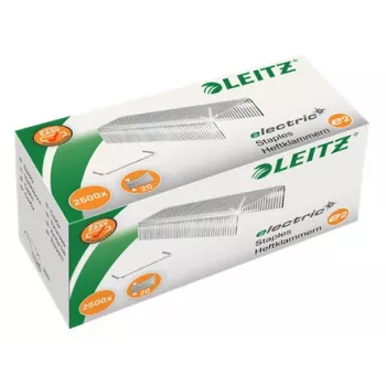 Leitz grapas 24/6 E2 caja eléctrica 2500, paquete de grapas, 24/6, 6 mm, 2500 grapas, E2, acero