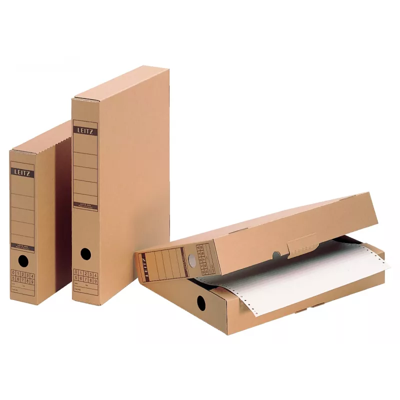 Leitz 60840000 caja de archivo cartón negro