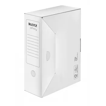 Leitz caja de archivo Infinity FSC® 100 mm, blanco, A4, 160 g, 100 x 330 x 255 mm