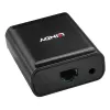 Lindy 60 m extensor USB 2.0 Cat.6 de 4 puertos, USB 2.0, RJ-45, USB 2.0, negro, metal, 52 mm, 60 mm