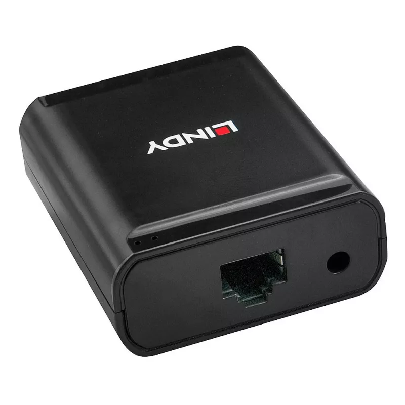Lindy 60 m extensor USB 2.0 Cat.6 de 4 puertos, USB 2.0, RJ-45, USB 2.0, negro, metal, 52 mm, 60 mm