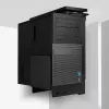 Lindy soporte deslizante para PC bajo la mesa, soporte de CPU montado en mesa, 30 kg, negro, acero, 0 - 360°, 45 cm