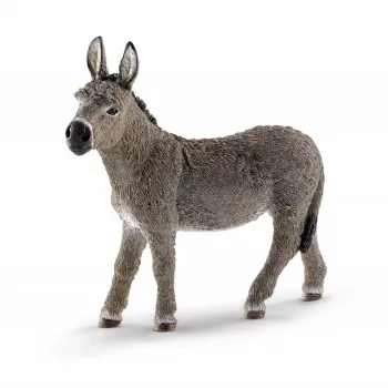 Schleich FARM WORLD figura de burro modelo 13772, figura coleccionable de plástico, multicolor, para niños a partir de 3 años