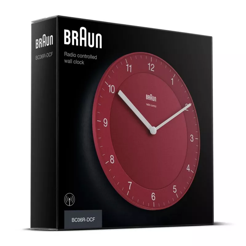 Braun BC06R-DCF reloj de cuarzo Circle rojo