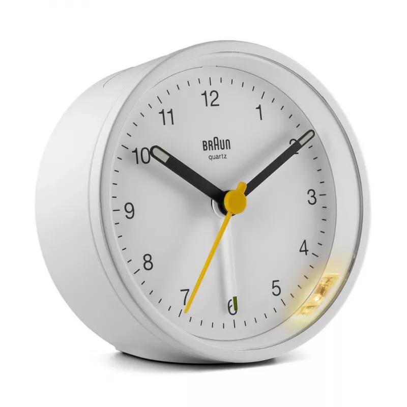 Braun BC12W despertador de cuarzo blanco