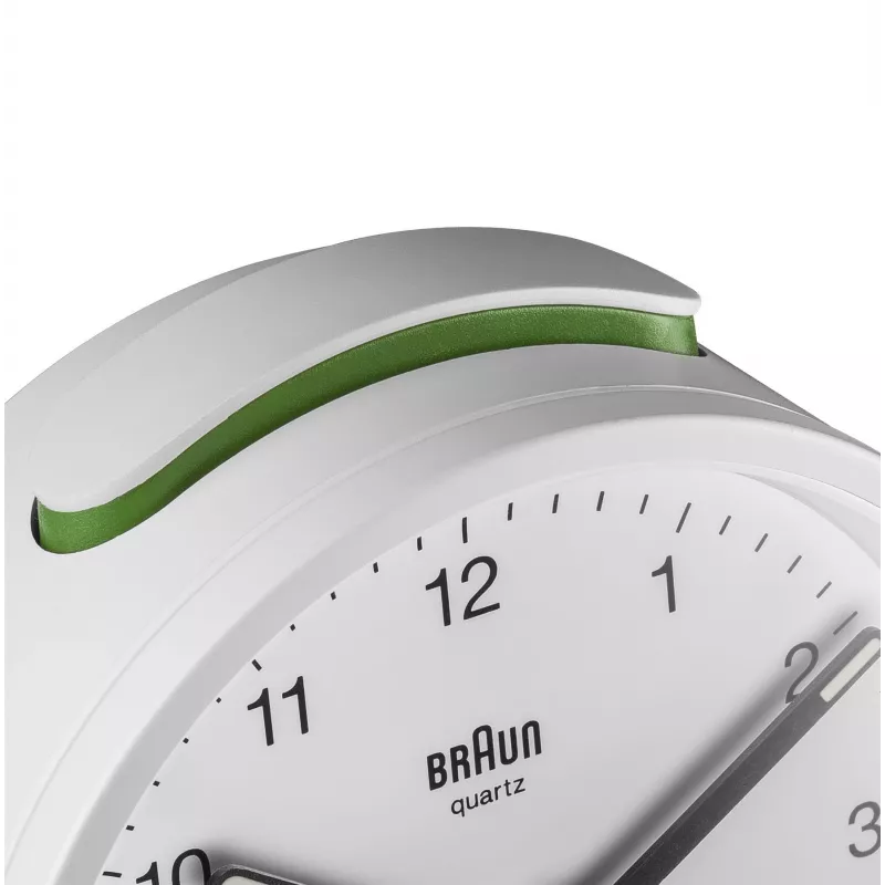 Braun BC12W despertador de cuarzo blanco