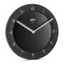 Braun BC 06 B reloj de pared de cuarzo analógico negro reloj de cuarzo redondo negro