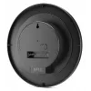 Braun BC 06 B reloj de pared de cuarzo analógico negro reloj de cuarzo redondo negro