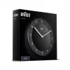 Braun BC 06 B reloj de pared de cuarzo analógico negro reloj de cuarzo redondo negro