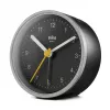 Braun BC12SB despertador de cuarzo negro, plateado