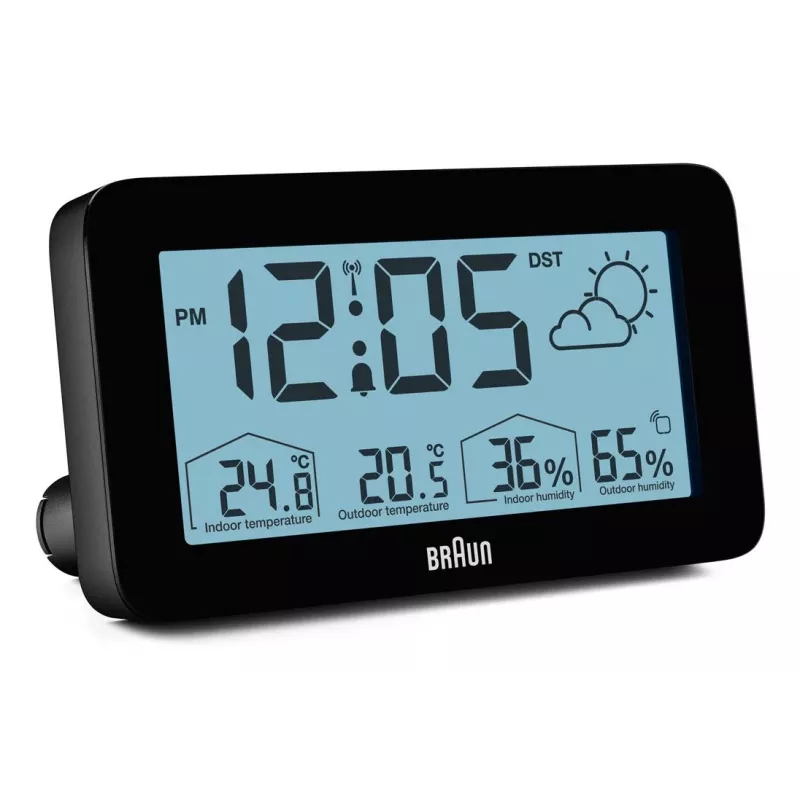 Braun BC13BP-DCF despertador digital negro