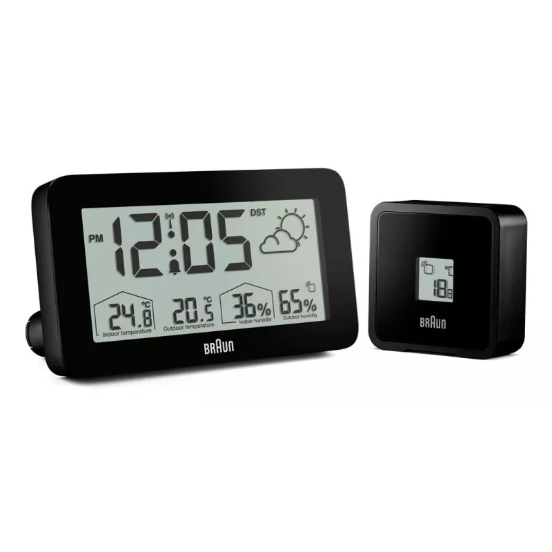 Braun BC13BP-DCF despertador digital negro