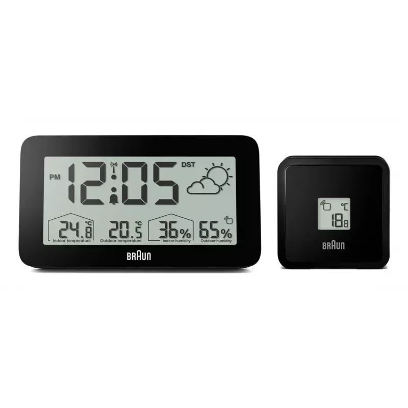 Braun BC13BP-DCF despertador digital negro