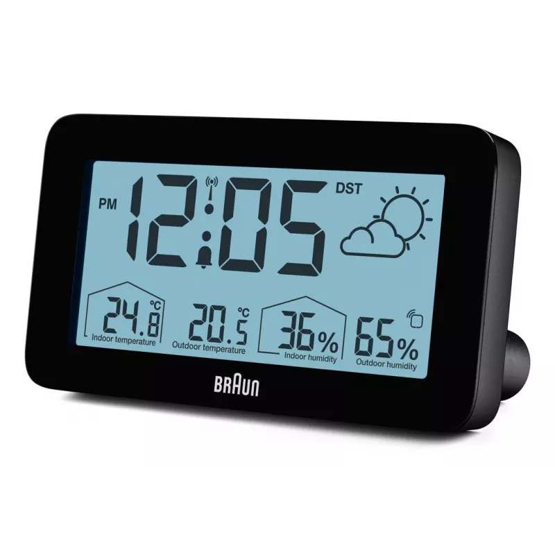 Braun BC13BP-DCF despertador digital negro
