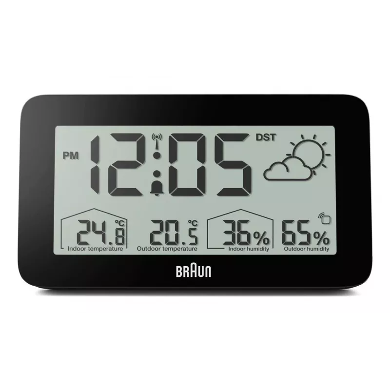 Braun BC13BP-DCF despertador digital negro