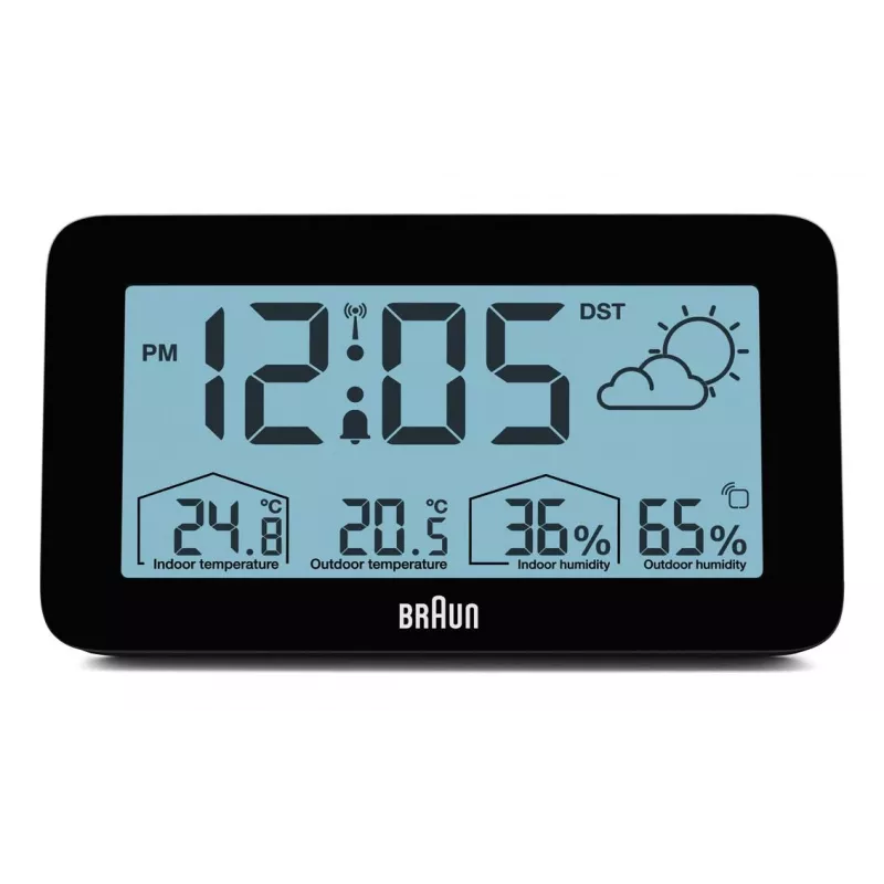 Braun BC13BP-DCF despertador digital negro