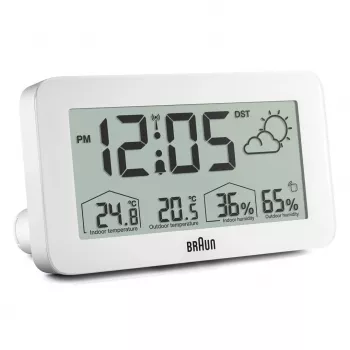 Braun BC13WP-DCF despertador despertador digital blanco