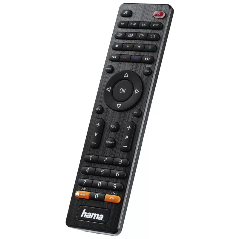 Hama 00012306 Mando a distancia IR Wireless DVD/Blu-ray, STB, TV, VCR botones