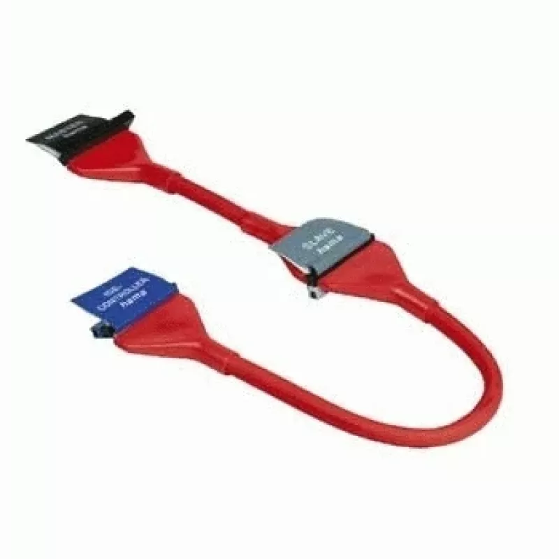 Hama Cable interno Ultra-ATA redondo, 0,6 m cable SATA rojo