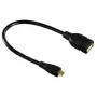 Hama Cable adaptador USB 2.0 Cable USB 0,15 m USB A Micro-USB B negro