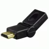 Hama Adaptador compacto conector macho HDMI - conector hembra HDMI, giratorio, negro