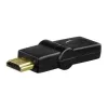 Hama Adaptador compacto conector macho HDMI - conector hembra HDMI, giratorio, negro
