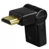 Hama Adaptador compacto conector macho HDMI - conector hembra HDMI, giratorio, negro