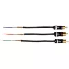 Hama Cable ProClass YUV, 3 RCA - 3 RCA, metal, 1,5 m cable de vídeo por componentes (YPbPr) 3 x RCA negro