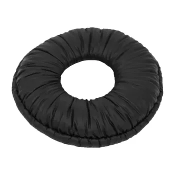 Jabra Almohadilla estándar de piel sintética, almohadilla para orejas, espuma, negra