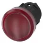 Siemens 3SU1001-6AA20-0AA0 Piloto de alarma rojo