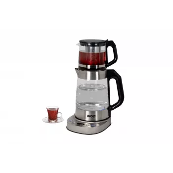 Unold 18215 Samovar Selin hervidor eléctrico 1,7 L 1800 W acero inoxidable