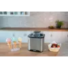 Unold Máquina de helados Gelato 1,5 L, máquina de helados tradicional, 1,5 L, 1 recipientes, negro, acero inoxidable, 30 min, LCD