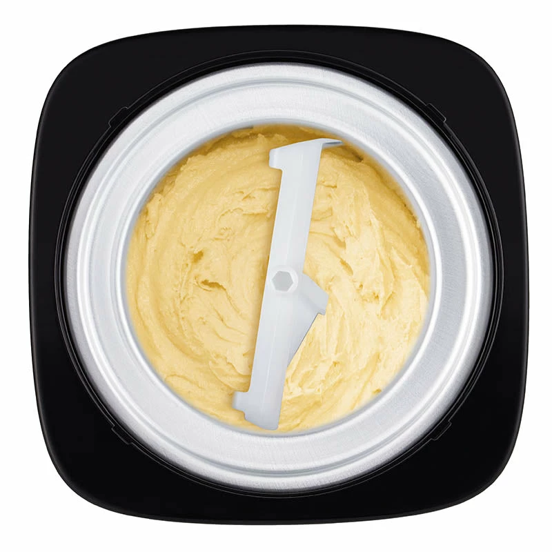 Unold Máquina de helados Gelato 1,5 L, máquina de helados tradicional, 1,5 L, 1 recipientes, negro, acero inoxidable, 30 min, LCD