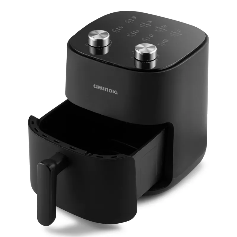 Grundig FRY 6321 L Freidora de aire individual 4,7 L de pie 1500 W negra