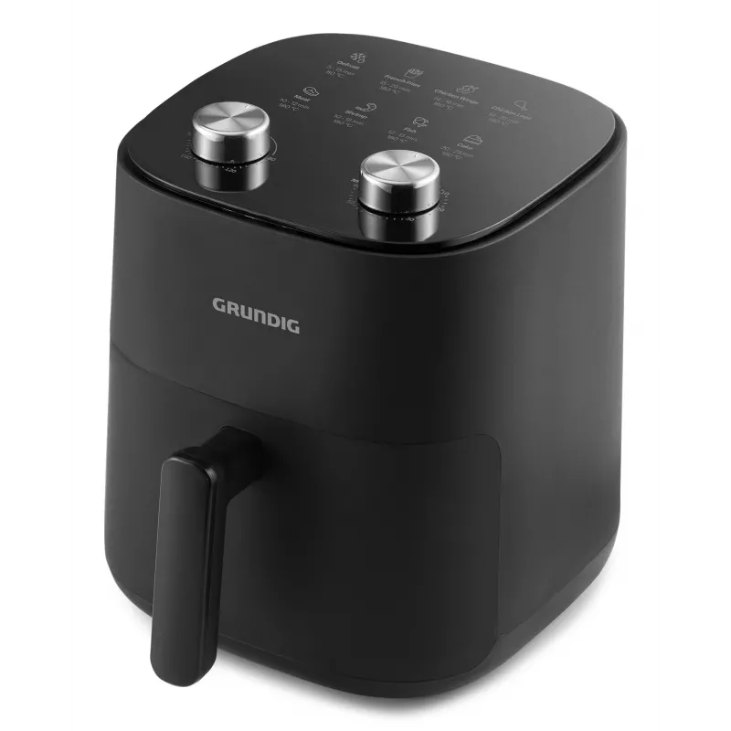 Grundig FRY 6321 L Freidora de aire individual 4,7 L de pie 1500 W negra