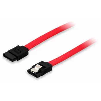 Equip Cable SATA II, 0,5 m, 0,5 m, SATA II, SATA 7 pines, SATA 7 pines, conector macho/conector macho, rojo