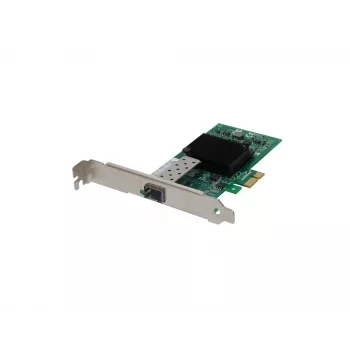 LevelOne Tarjeta de red Gigabit Fiber PCIe, 1 x SFP, interna, por cable, PCI Express, fibra óptica, 1000 Mbit/s, aluminio