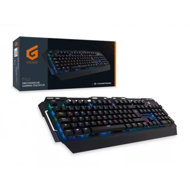 Conceptronic KRONIC teclado gaming mecánico, RGB, distribución alemana