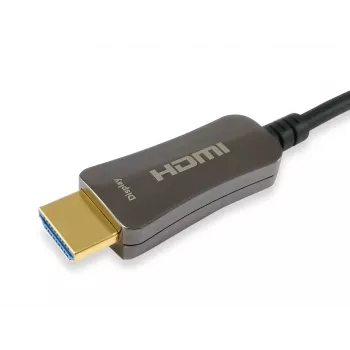 Cable HDMI 2.0 activo óptico Equip 119433 100m conector macho-conector macho
