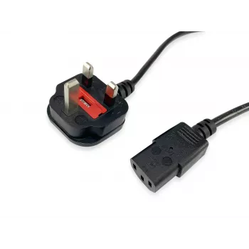 Cable de alimentación Equip 112300 negro 2 m BS 1363 conector hembra C13
